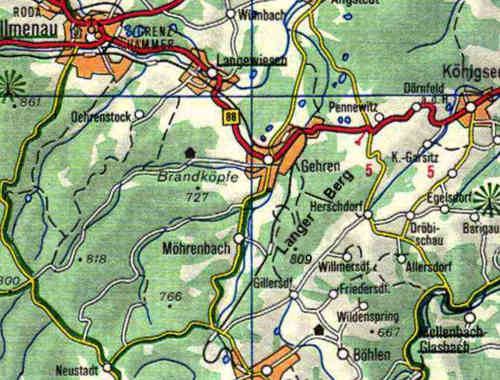 Karte von Gehren