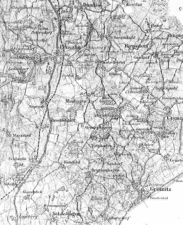 Karte - Lensahn und Grömitz