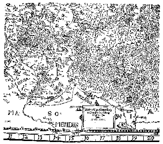 Blatt 8 der Henneberger Landtafel